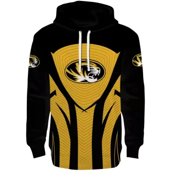 missouri tigers concentric lines black hoodie best selling