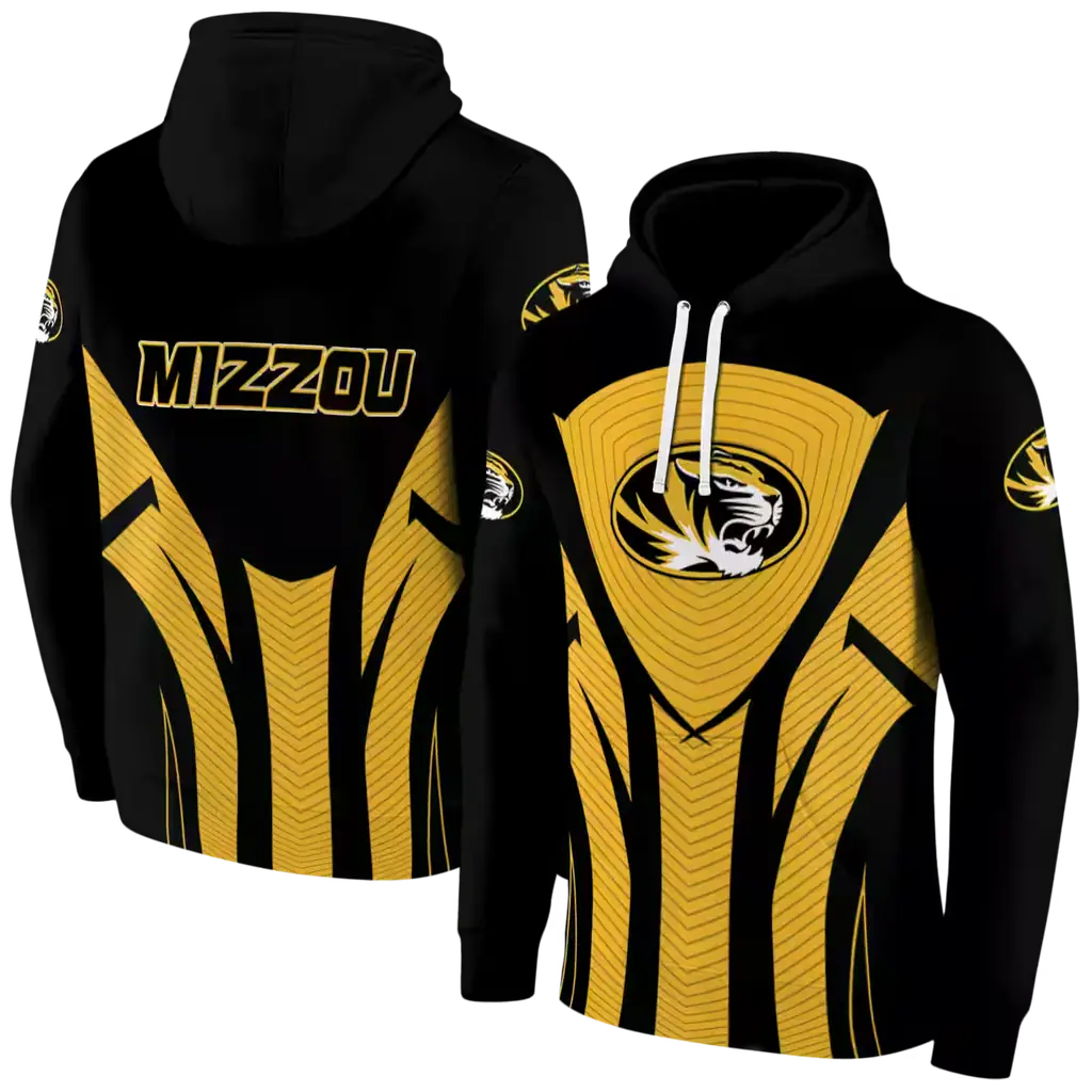missouri tigers concentric lines black hoodie fashion forward missouri tigers concentric lines black hoodie fashion forward