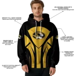 missouri tigers concentric lines black hoodie best selling