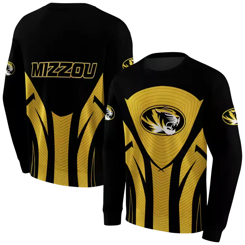 missouri tigers concentric lines black hoodie premium grade missouri tigers concentric lines black hoodie premium grade