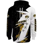 missouri tigers dynamic slash black white hoodie best selling