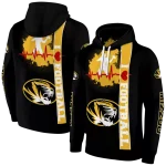 missouri tigers football heartbeat black hoodie best selling