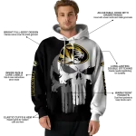 missouri tigers graphic punisher black white hoodie best selling