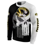 missouri tigers graphic punisher black white hoodie best selling