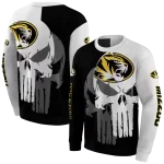 missouri tigers graphic punisher black white hoodie best selling