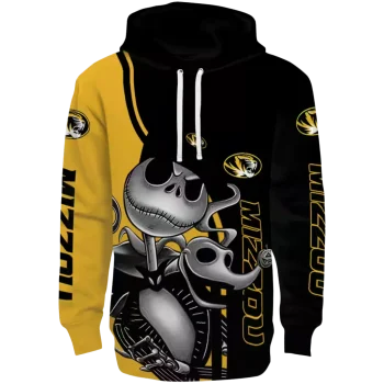 missouri tigers jack skellington black hoodie best selling
