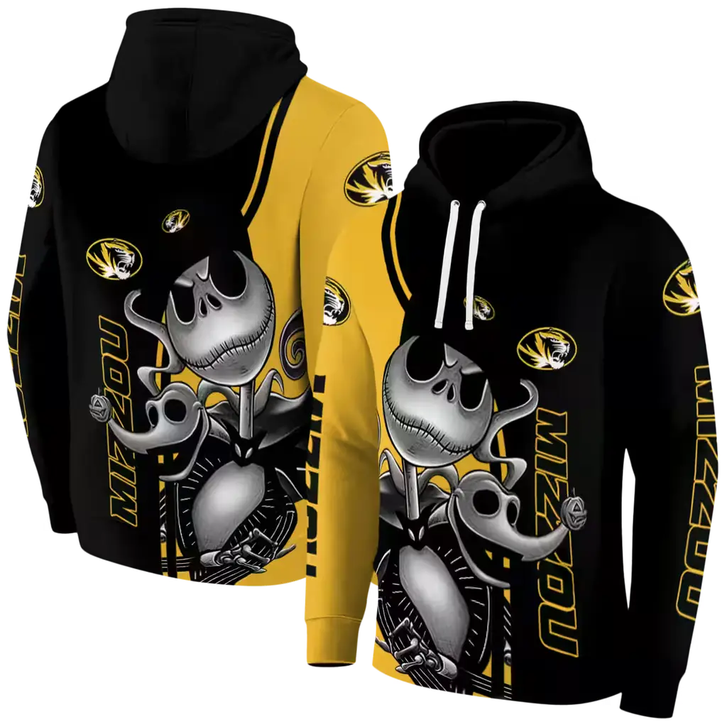 missouri tigers jack skellington black hoodie fashion forward missouri tigers jack skellington black hoodie fashion forward