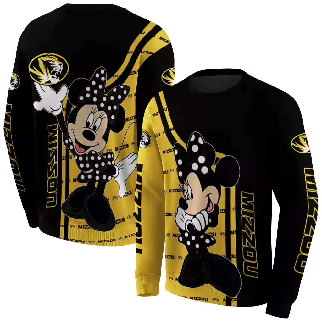 missouri tigers minnie mouse black hoodie premium grade missouri tigers minnie mouse black hoodie premium grade