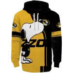 missouri tigers playful snoopy black hoodie best selling