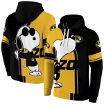 missouri tigers playful snoopy black hoodie best selling