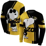 missouri tigers playful snoopy black hoodie best selling