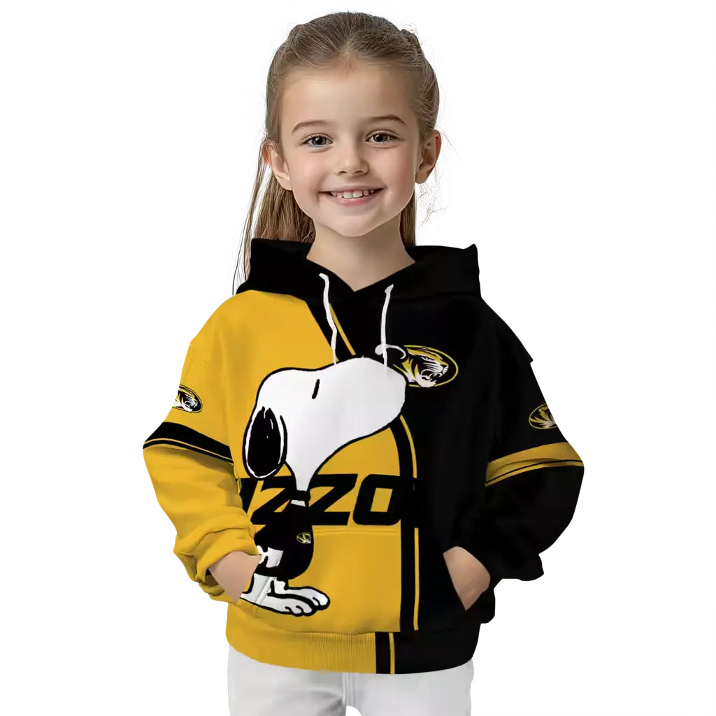 missouri tigers playful snoopy black hoodie top rated missouri tigers playful snoopy black hoodie top rated