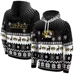 missouri tigers reindeer motif black hoodie best selling