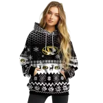 missouri tigers reindeer motif black hoodie best selling