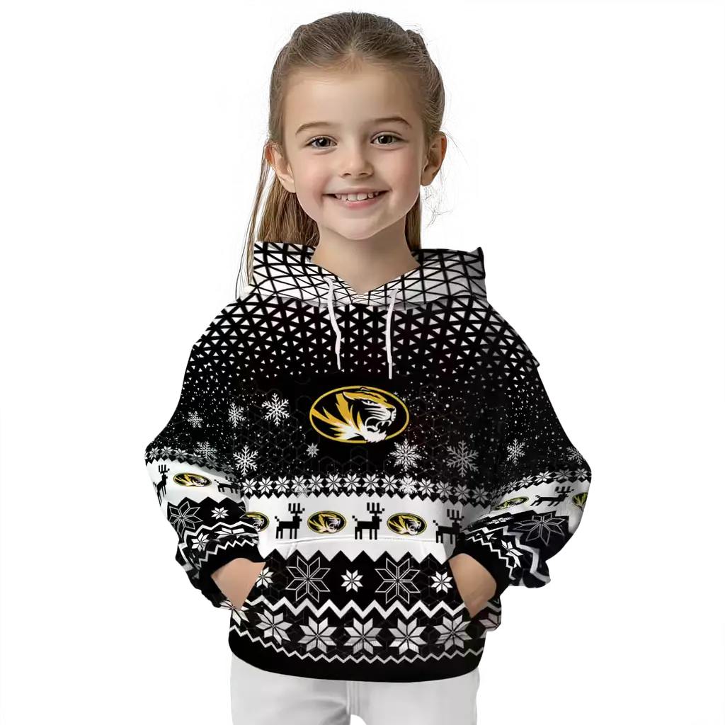 missouri tigers reindeer motif black hoodie top rated missouri tigers reindeer motif black hoodie top rated