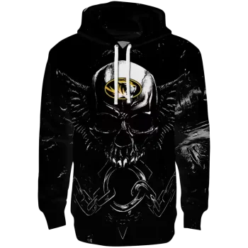 missouri tigers skull artwork black hoodie best selling
