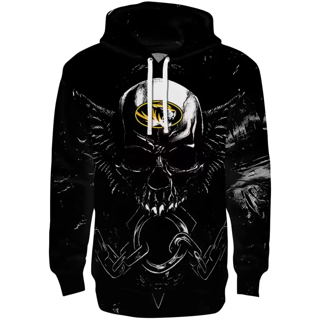 missouri tigers skull artwork black hoodie best selling missouri tigers skull artwork black hoodie best selling