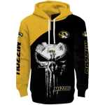 missouri tigers skull punisher gold black hoodie best selling