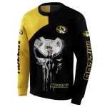 missouri tigers skull punisher gold black hoodie best selling