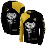 missouri tigers skull punisher gold black hoodie best selling