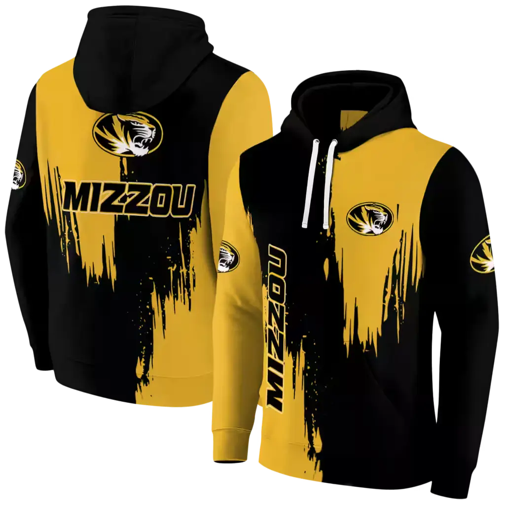 missouri tigers splatter effect black hoodie fashion forward missouri tigers splatter effect black hoodie fashion forward