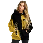 missouri tigers splatter effect black hoodie best selling