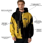 missouri tigers splatter effect black hoodie best selling