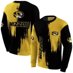 missouri tigers splatter effect black hoodie best selling