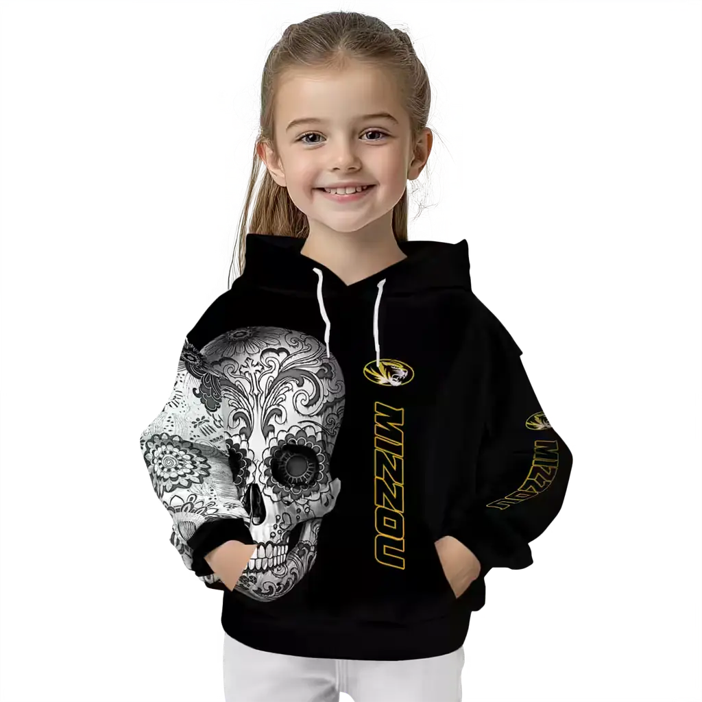 missouri tigers sugar skull black hoodie top rated missouri tigers sugar skull black hoodie top rated
