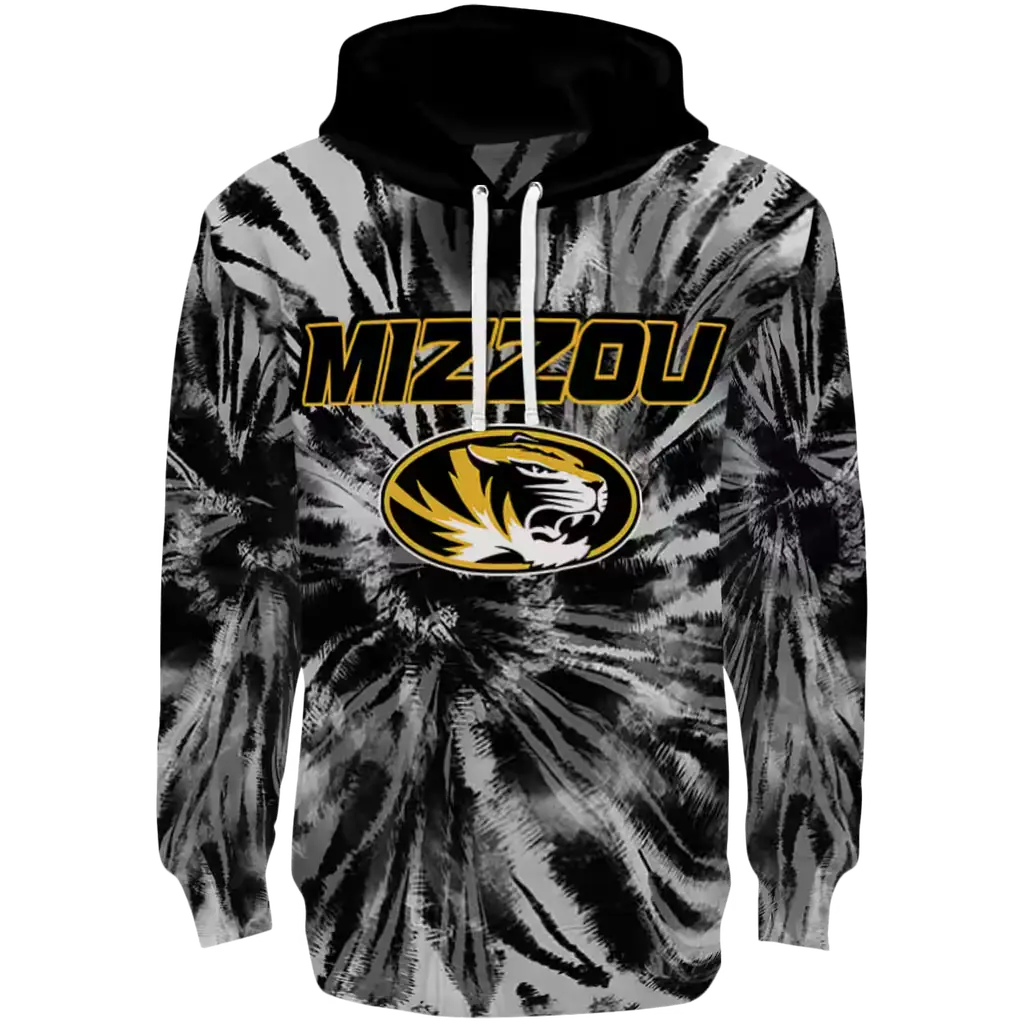 missouri tigers tie dye pattern black hoodie best selling missouri tigers tie dye pattern black hoodie best selling