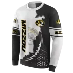 missouri tigers triangular pattern black white hoodie best selling
