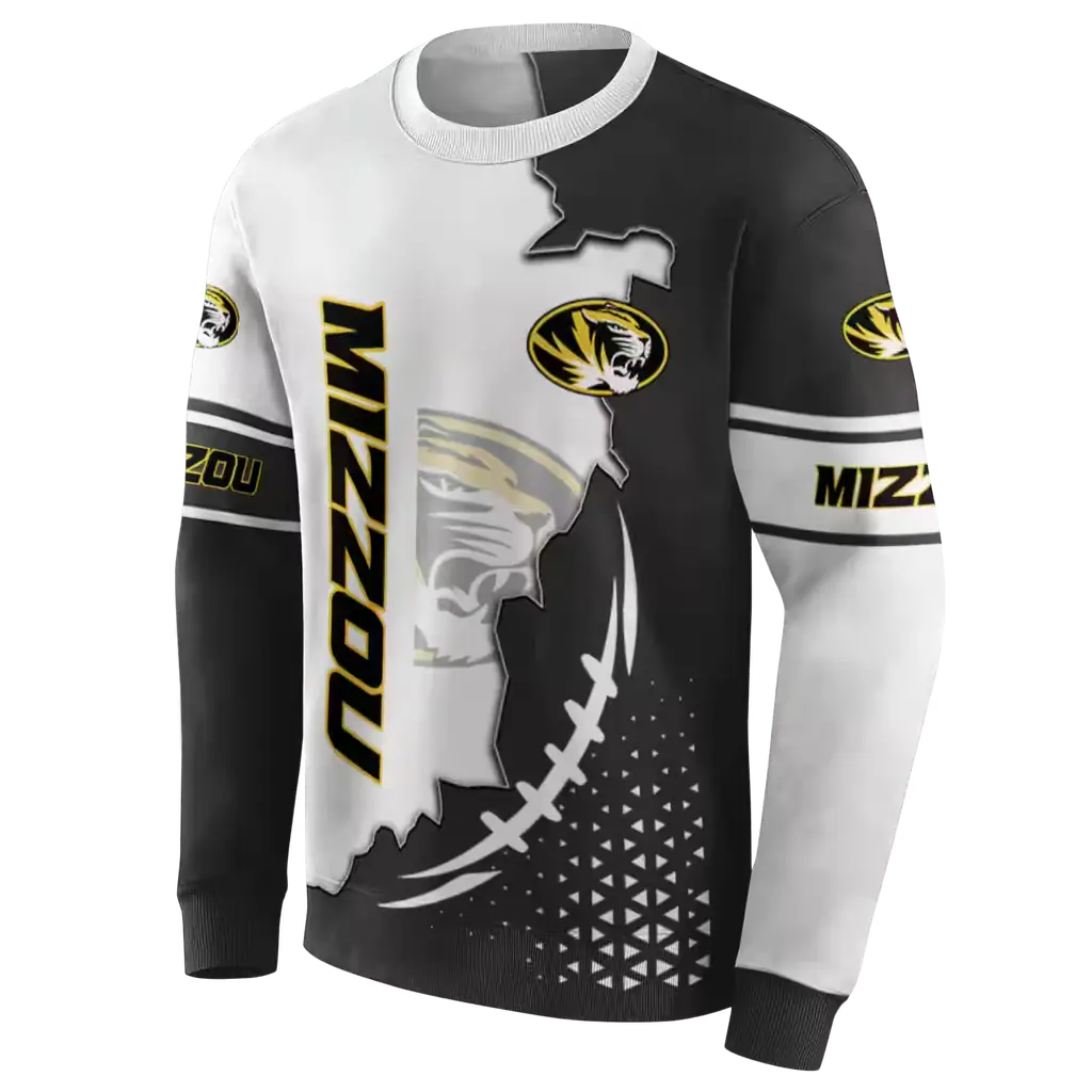missouri tigers triangular pattern black white hoodie new arrival missouri tigers triangular pattern black white hoodie new arrival