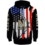 navy midshipmen american pride black hoodie best selling