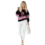 navy midshipmen awareness ribbon black pink hoodie best selling