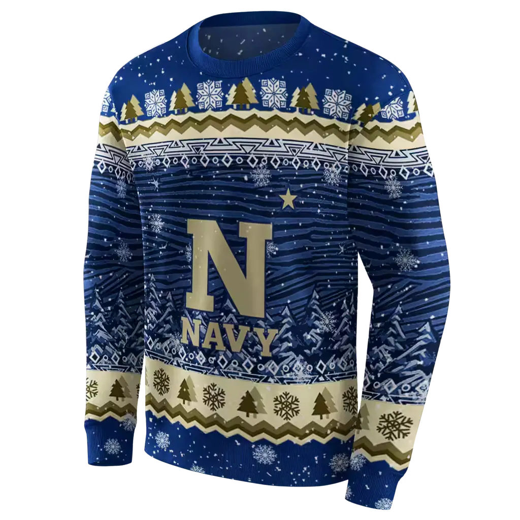 navy midshipmen christmas trees blue hoodie new arrival navy midshipmen christmas trees blue hoodie new arrival
