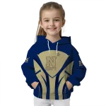 navy midshipmen concentric lines blue black hoodie best selling