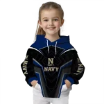 navy midshipmen futuristic pattern blue black hoodie best selling