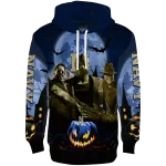 navy midshipmen halloween vibes blue black hoodie best selling