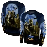 navy midshipmen halloween vibes blue black hoodie best selling