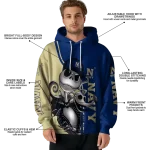 navy midshipmen jack skellington blue hoodie best selling