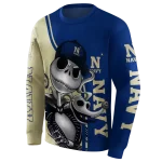 navy midshipmen jack skellington blue hoodie best selling