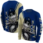 navy midshipmen jack skellington blue hoodie best selling