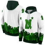 navy midshipmen lucky motif white green hoodie best selling