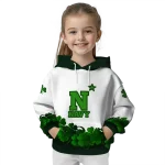 navy midshipmen lucky motif white green hoodie best selling