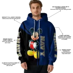 navy midshipmen mickey mouse blue black hoodie best selling