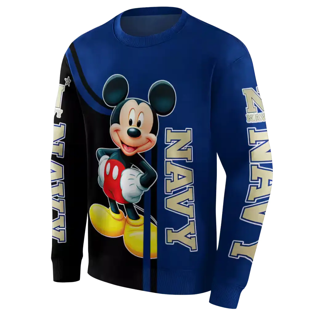 navy midshipmen mickey mouse blue black hoodie new arrival navy midshipmen mickey mouse blue black hoodie new arrival