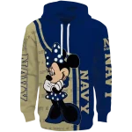 navy midshipmen minnie mouse blue hoodie best selling