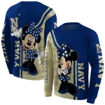 navy midshipmen minnie mouse blue hoodie best selling