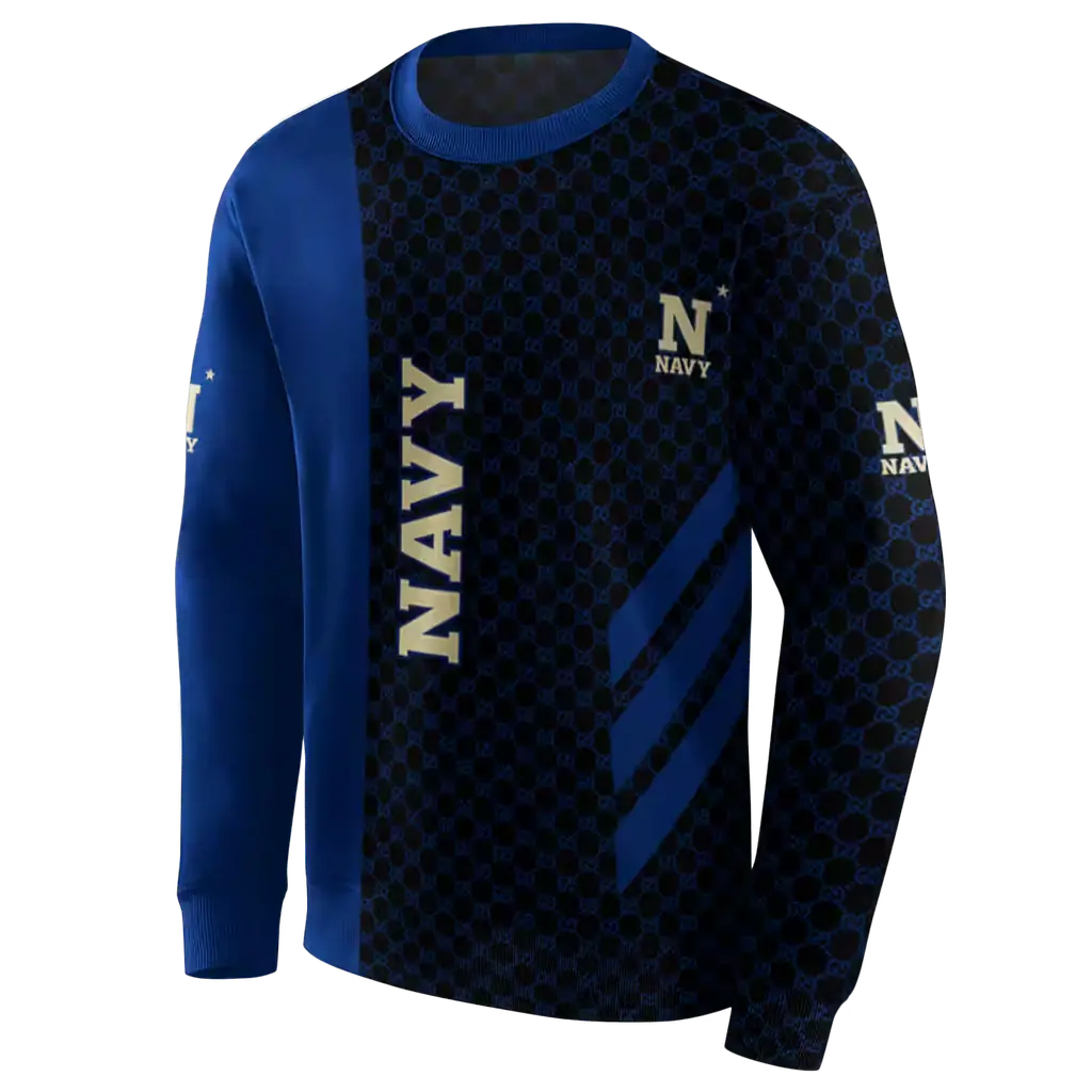 navy midshipmen monogram pattern blue hoodie new arrival navy midshipmen monogram pattern blue hoodie new arrival