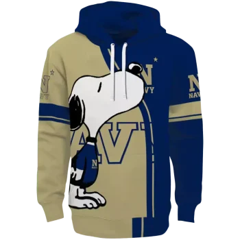 navy midshipmen playful snoopy blue hoodie best selling